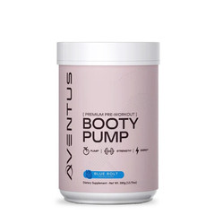 Aventus Supplements Booty Pump Blue Bolt Przedtreningówka 390 g smak niebieska malina