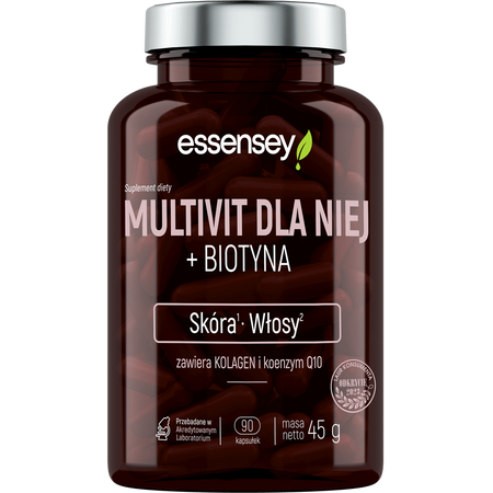 ESSENSEY MULTIVIT DLA NIEJ + BIOTYNA 90 kaps.