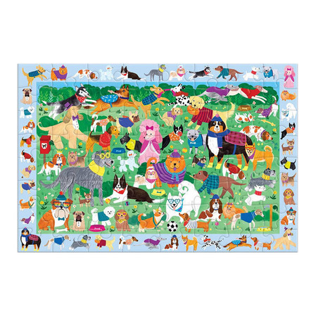 Mudpuppy Puzzle obserwacyjne Park dla psów 64 elementy 4+