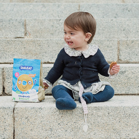 Smileat, BIO Herbatniki z orkiszu, jabłkowe 10m+, 220g
