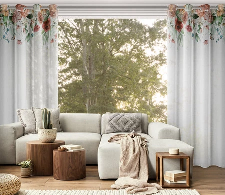 ZASŁONA GOTOWA RISA 140 X 250 CM BIAŁY