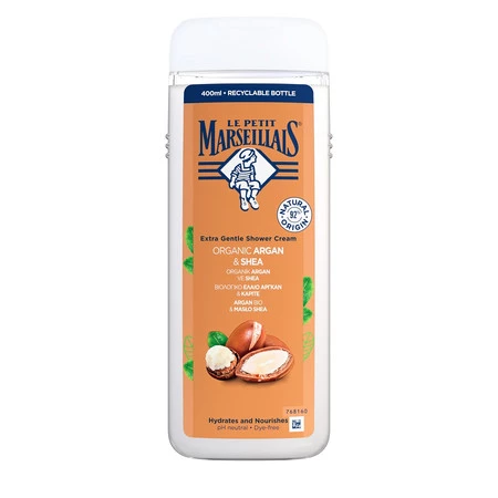 Kremowy żel pod prysznic Argan Bio & Masło Shea 400ml