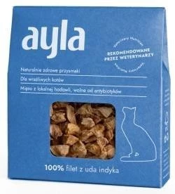 AYLA filet z uda indyka - liofilizowane przysmaki dla kota (28g)