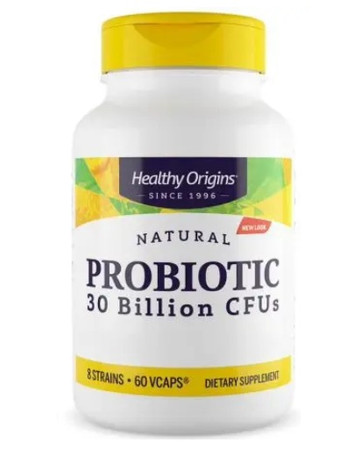 HEALTHY ORIGINS Probiotic 30 Billion CFU's - Probiotyki 8 szczepów 60 kaps.
