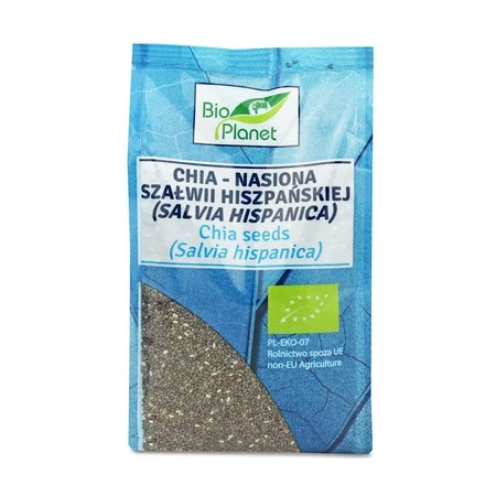 Bio Planet − Chia, nasiona szałwii hiszpańskiej − 200 g