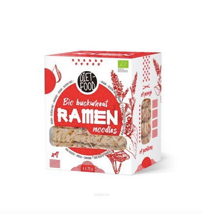 Diet Food − Makaron gryczany ramen bezglutenowy BIO − 280 g
