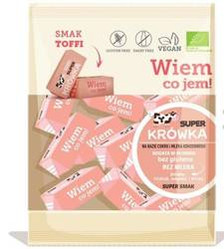 Super Krówka − Krówki bezmleczne o smaku toffi bezgl. BIO − 150 g