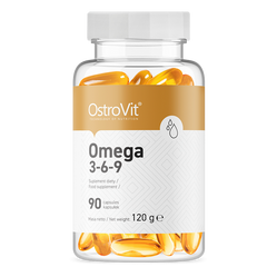 OstroVit Omega 3-6-9 kwasy tłuszczowe EPA i DHA 90 kaps.