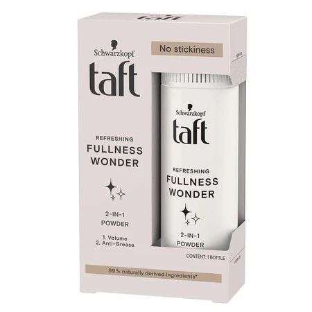 Schwarzkopf Taft Puder do włosów 2in1 Refreshing Fullness Wonder 10g