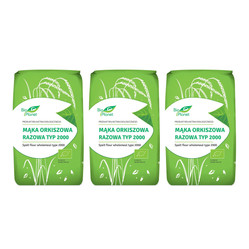 Zestaw: 3x MĄKA ORKISZOWA RAZOWA TYP 2000 BIO 500 g - BIO PLANET
