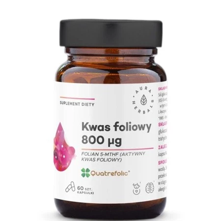 Aura Herbals Kwas Foliowy 60 k