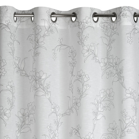 ZASŁONA GOTOWA FIORE 140 X 250 CM BIAŁY