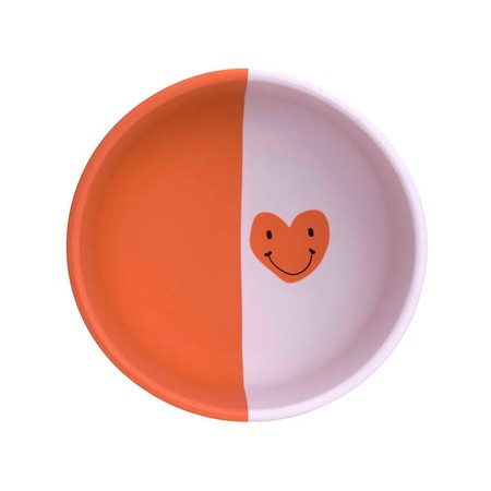 Lassig Miseczka silikonowa dla dzieci Happy Rascals Heart lavender
