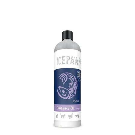 ICEPAW Omega-3 olej z sardeli i sardynek dla kotów 250 ml