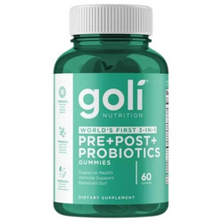 GOLI NUTRITION Pre+Post+Probiotics Gummies 60 żelek