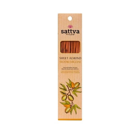 Natural Indian Incense naturalne indyjskie kadzidełko Słodki Migdał 15szt