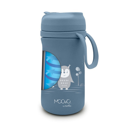 Nuvita, Bidon termiczny z ustnikiem Powder Blue, 350 ml