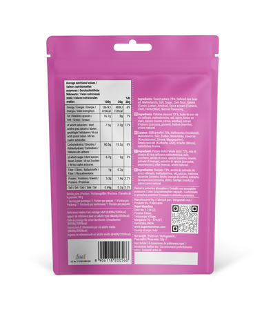 Super Munchies Chipsy Z Batatów Chili Mięta 30g