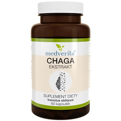 Medverita CHAGA ekstrakt 400 mg 60 kaps.