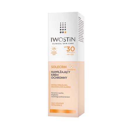 Iwostin Solecrin Nawilżający krem ochronny SPF 30 50 ml