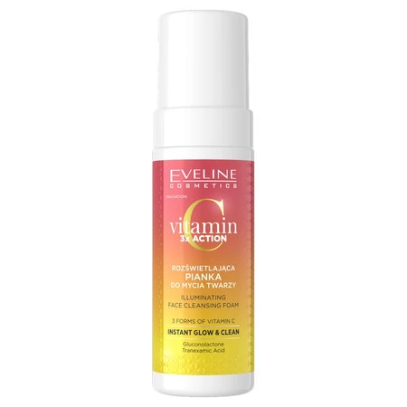 Vitamin C 3x Action rozświetlająca pianka do mycia twarzy 150ml