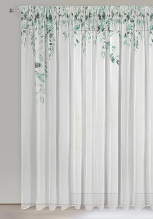 ZASŁONA GOTOWA BETSY NA TAŚMIE 350 X 250 CM BIAŁY