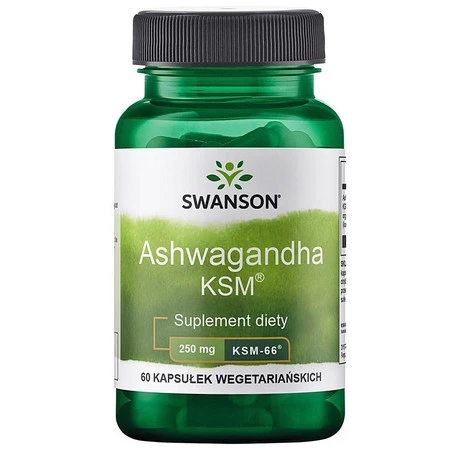 Swanson Ashwagandha Ksm-66 250 Mg 60 K