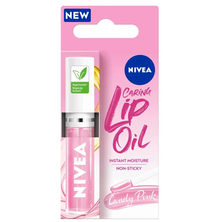Caring Lip Oil pielęgnujący olejek do ust Candy Pink 5.5ml