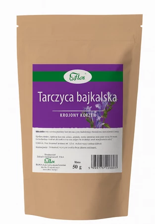 Tarczyca bajkalska krojony korzeń 50g FLOS
