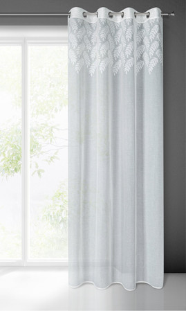 FIRANA GOTOWA ANET 140 X 250 CM BIAŁY