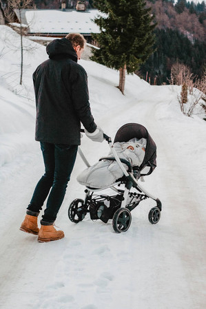 Beaba Śpiwór zimowy do wózka 6-24m Heather grey
