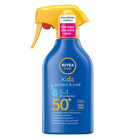 Sun Kids Protect &amp; Care spray do opalania dla dzieci z bardzo wysoką ochroną SPF50+ 250ml