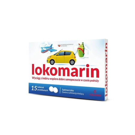 Colfarm Lokomarin 15 tabletek wyciąg z imbiru