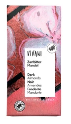 CZEKOLADA GORZKA Z MIGDAŁAMI BIO 100 g - VIVANI