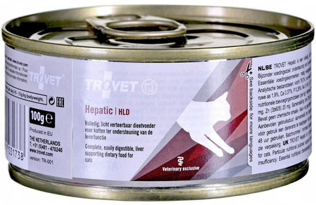 TROVET HLD Hepatic Cat Puszka 100g