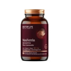 DoctorLife MaxFerrin 20mg Żelazo Liposomalne 60 kaps.
