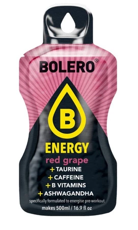 Bolero Energy Winogrono 14g napój ze stewią w proszku bez cukru