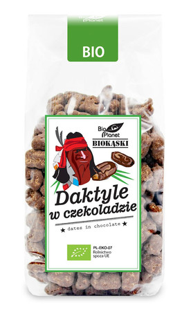 DAKTYLE W SUROWEJ CZEKOLADZIE BIO 250 g BIO PLANET KRÓTKA DATA 2026-09-26