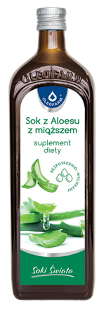 Oleofarm − Sok z aloesu z miąższem − 1000 ml