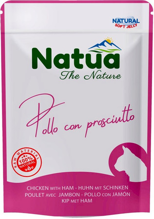 NATUA The Nature Kitten Kurczak Szynka Saszetka 70g