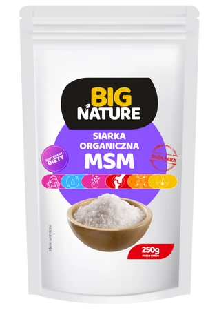 Big Nature Siarka Organiczna MSM 250 g