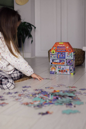Mudpuppy Puzzle konturowe Dom na Marsie 100 elementów 5+