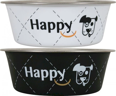 ZOLUX Miska Inox Happy Czarna 0,8 l