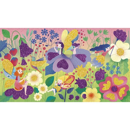 Janod Zestaw kreatywny Magiczny brokat Wróżki Magic Fairies 5+