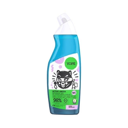 YOPE Żel do czyszczenia toalet ACTIVE GREEN 750ml