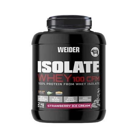 Weider Isolate Whey 100 CFM odżywka białkowe Izolat 2000 g smak lody truskawkowe
