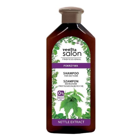 Venita Salon Professional Shampoo For Oily Hair szampon ziołowy do włosów przetłuszczających się Pokrzywa 500mlVenita