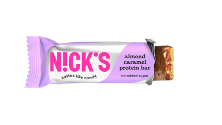 N!CK'S Nicks Almond Caramel Protein Bar Baton proteinowy Migdał Karmel 50g