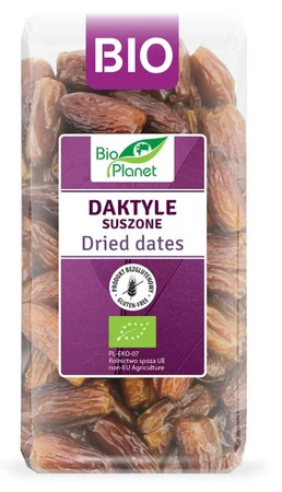 Bio Planet − Daktyle bez pestek bezglutenowe − 400 g