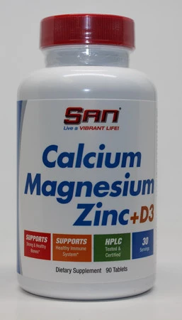 San Calcium Magnesium Zinc + D3 - 90 tabl.